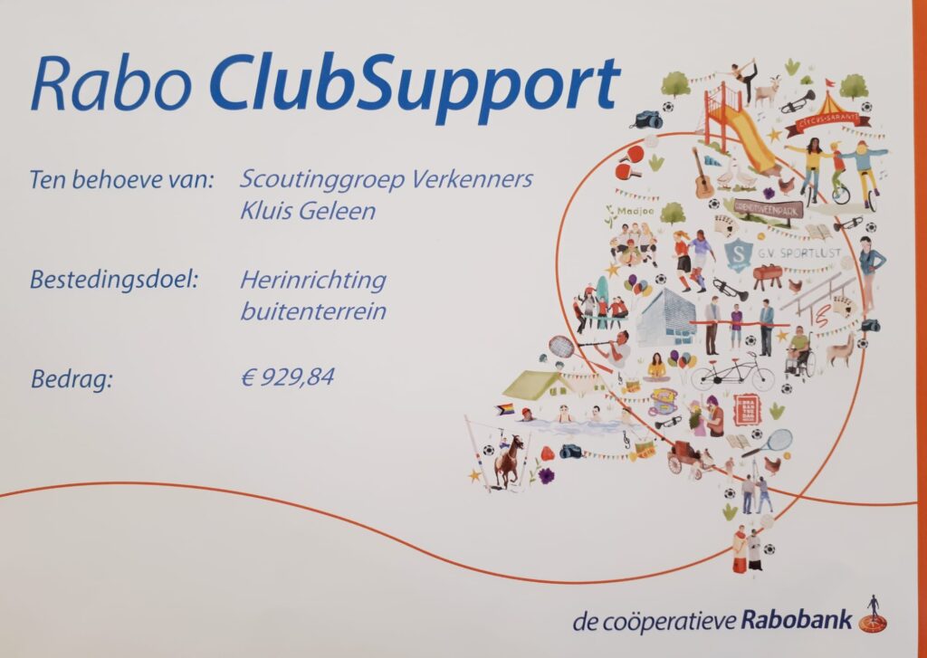 Opbrengst Rabo ClubSupport 2023!