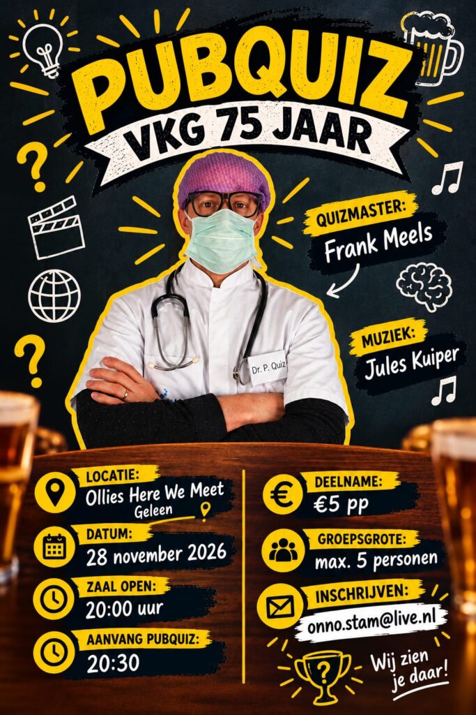 Pubquiz – VKG 75 jaar